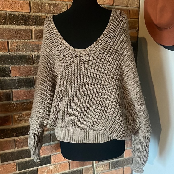 POL Cable Knit Oversized Sweater S - Picture 2 of 4